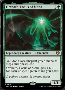 Magic The Gathering, Omnath, Locus of Mana, Commander Masters, Regular - Image 1