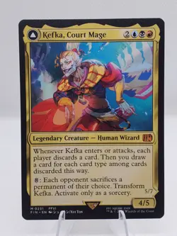 Kefka, Court Mage / Ruler Of Ruin FFVI M0231 Magic The Gathering TCG FIN - Image 1