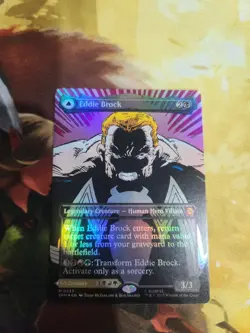 Eddie Brock (0233) (Borderless) Marvel's Spider-Man Foil VENOM - Image 1