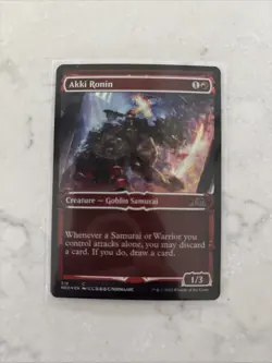 Akki Ronin (319) Showcase Kamigawa: Neon Dynasty MTG Magic The Gathering D4627* - Image 1