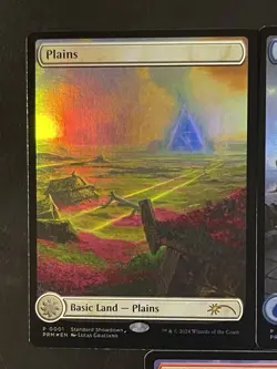 2024 MTG Standard Showdown Omenpath Promo Foil Full Art Lands One Of Each NM - Image 3