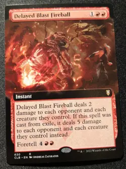 Delayed Blast Fireball - Extended Art - CLB - MTG - NM - EN - 630 - Image 1