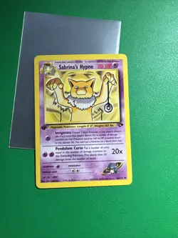 Sabrina's Hypno - 56/132 - 1st Edition Gym Challenge Set - Pokemon Card - NM - Image 1