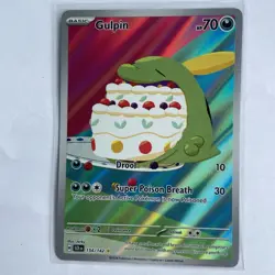 Pokemon TCG Gulpin 154/142 Stellar Crown Illustration Pack Fresh Fast Dispatch - Image 1