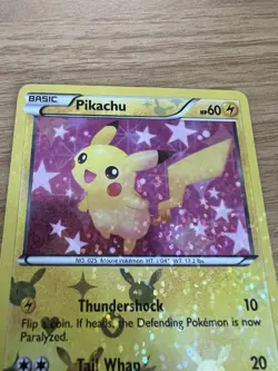 Pokemon Card Pikachu RC7/RC25 Holo Foil Legendary Treasures LP 2013 - Image 2