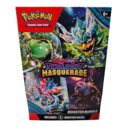 Pokemon TCG Scarlet & Violet Twilight Masquerade Booster Bundle 6 Booster Packs - Image 1