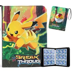 Card Book Holder Binder Album Collection Pokemon Pika 400/900 TCG Card Case - Image 1