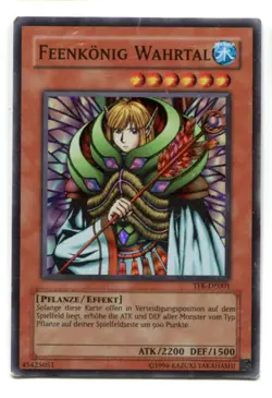 Yu-Gi-Oh! PLAYED/POOR Feenkonig Wahrtal Super Rare - Image 1