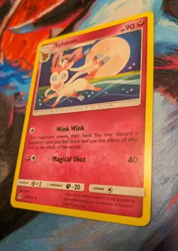 Sylveon 87/131 Pokemon Card TCG SM Forbidden Light Pokemon Trading Card Game - Image 2