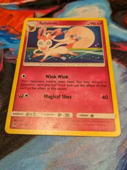 Sylveon 87/131 Pokemon Card TCG SM Forbidden Light Pokemon Trading Card Game - Image 3