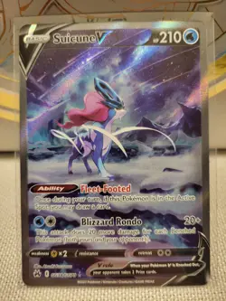 Suicune v Crown Zenith Galarian Gallery Holo Ultra Rare Card GG38 GG70 - Image 1