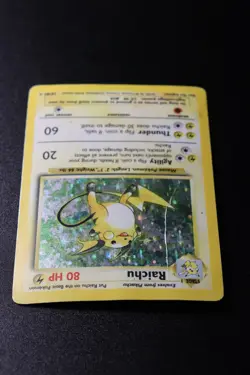 Pokemon Card - Raichu Base Set 14/102 Holo Rare Unlimited Ungraded - Image 3