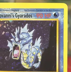 Pokemon TCG Giovanni's Gyarados Gym Challenge Holo Card 5/132 - Image 2
