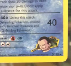 Pokemon TCG Giovanni's Gyarados Gym Challenge Holo Card 5/132 - Image 3