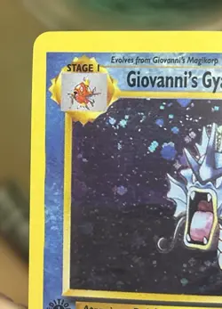 Pokemon TCG Giovanni's Gyarados Gym Challenge Holo Card 5/132 - Image 5