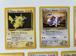 7x Pokemon TCG Gym Challenge 1999-2000 Set Cards Bundle of 7 as Photos Shown - Image 2