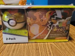 pokemon cards /w extras , 8 packs with 3 foil feature cards,stick sheets,etc - Image 1
