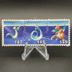 Dratini Dragonair Dragon Pokemon Stamp Card Shogakukan Nintendo Japan S119-34 - Image 1
