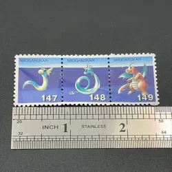 Dratini Dragonair Dragon Pokemon Stamp Card Shogakukan Nintendo Japan S119-34 - Image 2