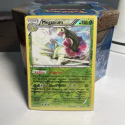 Meganium 3/122 Reverse Holo XY Breakpoint Pokemon Card - Image 1