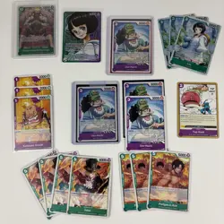 One Piece Card Game Lot Robin Parallel Ace Sabo Doflamingo - Image 1