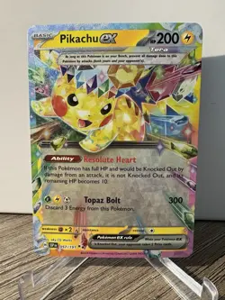 Pokemon Pikachu TCG Surging Sparks EX Double Rare Holo Card 057/191 - Image 1