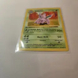 MINT 1st Edition Shadowless Nidorino 37/102 Base Set Rare Vintage Pokemon Card - Image 3