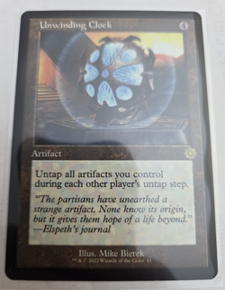 MTG, Unwinding Clock The Brothers' War: Retro Frame Artifacts Regular NM - Image 1