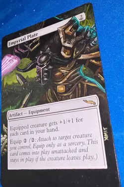 MTG ALTERED 1X Empyrial Plate magic the gathering Hand Painted World of Warcraft - Image 3