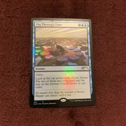 Dig Through Time Secret Lair Drop Foil 097 NM+ Unplayed Magic The Gathering MTG - Image 1