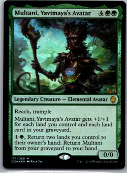 #174 Multani, Yavimaya's Avatar Dominaria Mythic FOIL - Image 1
