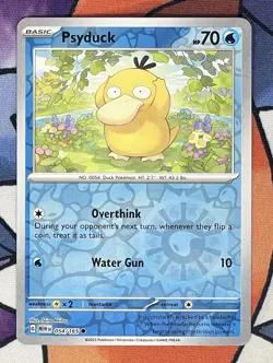 Pokemon Psyduck - 054/165 - Common - Reverse Holo NM-Mint Scarlet & Violet - 151 - Image 1