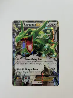 Pokemon TCG Rayquaza EX Ultra Rare Card 75/108 XY: Roaring Skies - Image 1