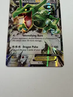 Pokemon TCG Rayquaza EX Ultra Rare Card 75/108 XY: Roaring Skies - Image 2