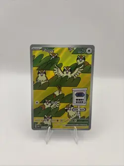 2023 Pokemon TCG Pidgey Illustration Rare Holo SV03 Obsidian Flames #207/197 - Image 1