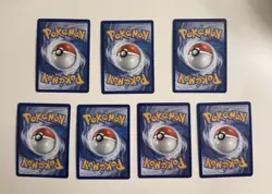 Pokemon Card Lot 7 Cards Reverse Holo Different Markings [Ball/Others] - Image 2