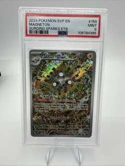 2024 POKEMON SVP EN MAGNETON POKEMON CENTER #159 PSA 9 - Image 1