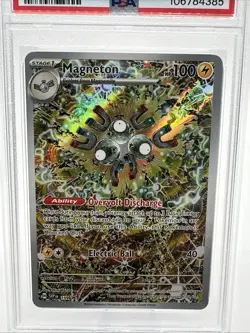 2024 POKEMON SVP EN MAGNETON POKEMON CENTER #159 PSA 9 - Image 2