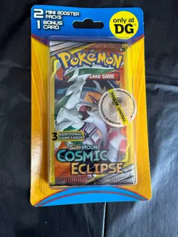Cosmic Eclipse Double Pack Blister (3 Card Packs) Pokemon SEALED NEW - Image 1