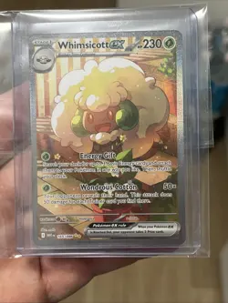 Pokemon Whimsicott EX 165/086 SV: White Flare Special Illustration Rare Holo Nm - Image 1