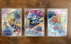 Pokemon First Partner Collection. Set of 3 (Piplup, Chimchar, Turtwig) - Image 1