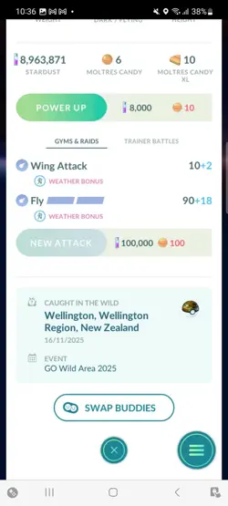 Pokemon Go Legendary Galerian Moltres ( Normal ) - Image 2