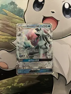 Alolan Ninetales GX 22/145 Pokemon TCG Sun & Moon: Guardians Rising NM - Image 1