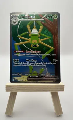 Pokemon TCG Spidops EX 243/198 Illustration Scarlet & Violet Base Set - Image 3