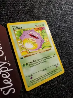 Pokemon Koffing Common Shadowless 1st Edition Base Set 51/102 NM - Image 3