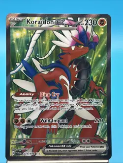 Koraidon ex 231/198 Holo Ultra Secret Rare Scarlet and Violet Pokemon TCG NM - Image 1