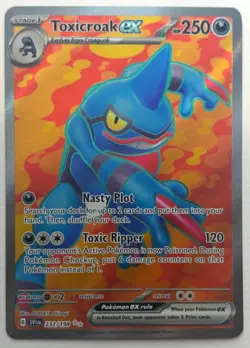 Pokemon Scarlet and Violet Base Set, Toxicroak ex, 232/198 - Image 1