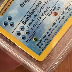 1999 Pokemon Pokemon Base Set Unlimited Gyarados Holo Rare 6/102 PSA 7 - Image 4