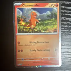 Pokemon - Scarlet & Violet 151 Charmander Cosmos Holo 004/165 NM - Image 1