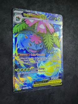 ✅Pokemon MEGA VENUSAUR ex 155/132 Mega Evolution Ultra Rare Full Art English NM - Image 3